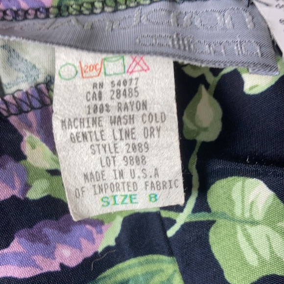 Carol Anderson Calif Gorgeous Vintage Maxi Dress with Woven Straps - Picture 7 of 7